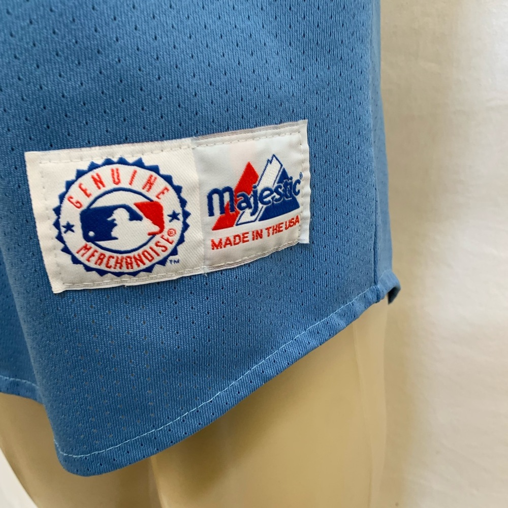 Majestic Men’s Size Medium MLB ⚾️ NY Mets Rare Blue Alternate Jersey - Picture 3 of 10